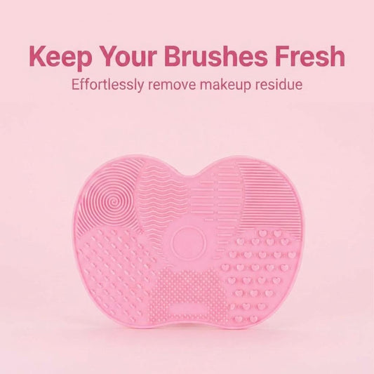 2 Pcs Silicone Make up Brush Cleaning Mat